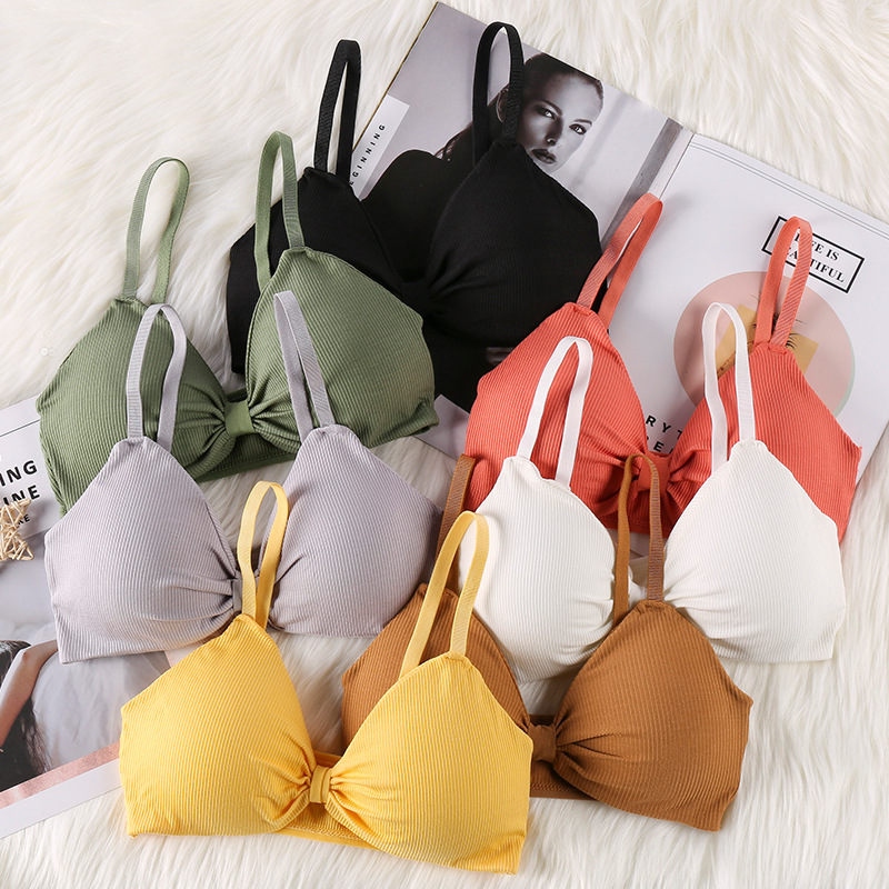 T Shirt Bra Seamless - حمالة صدر رياضية مثيرة للنساء، بدون