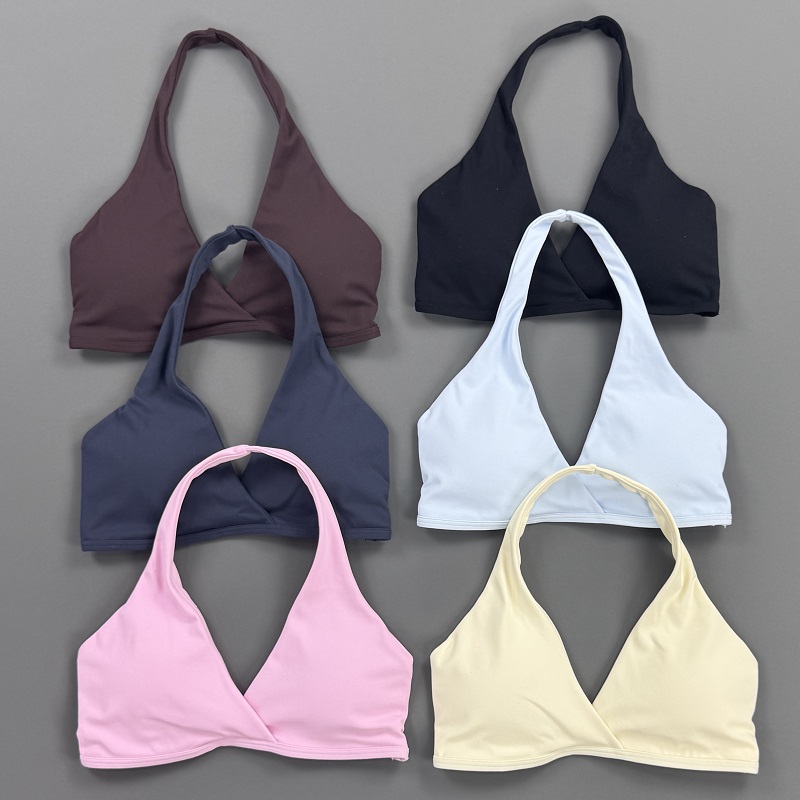 Sports Bra Racerback - بلوزة رياضية نسائية برقبة هالتر، حمالة
