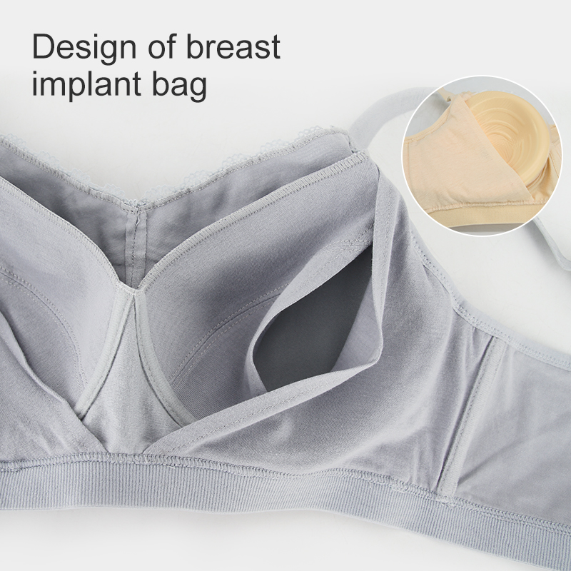 6052 سيليكون الثدي أشكال وهمية - مراجعة Mastectomy Bra Pocket وسعره